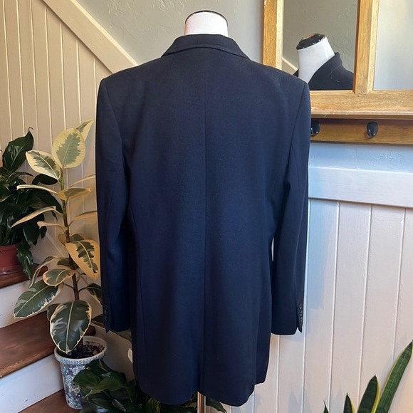 Neiman Marcus 100% Cashmere Black Blazer Louis Dell’ Olio Made in Italy - Picture 3 of 13